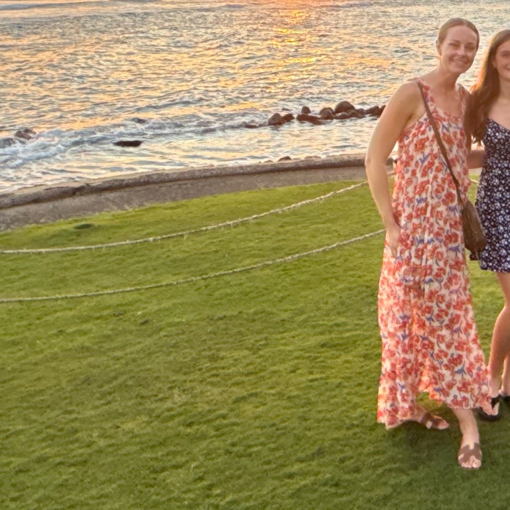 Natalie Martin Jasmine Maxi Dress Water Color Clementine XS - Picture 9 of 9